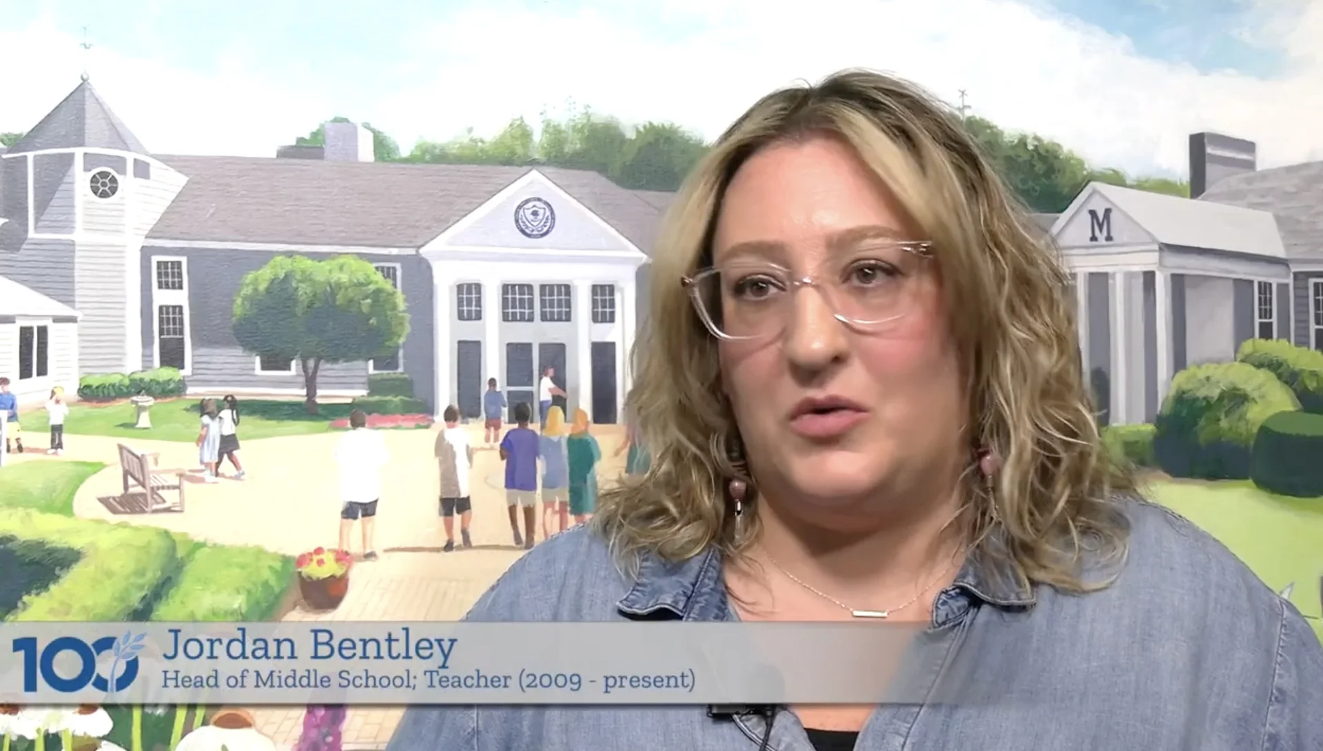 video still of Jordan Bentley, Meadowbrook Head of Middle School