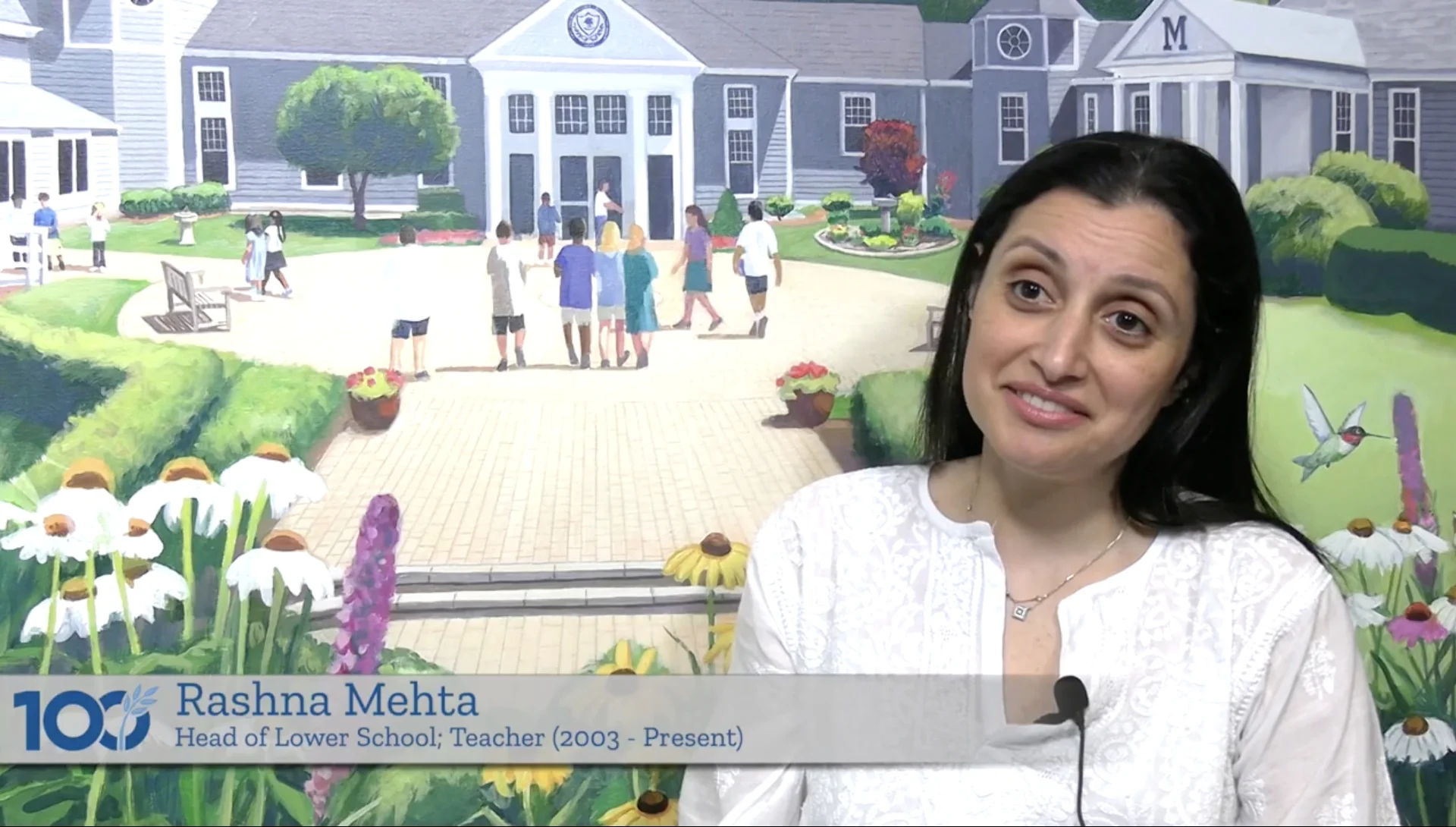 video still of Rashna Mehta, Meadowbrook Head of Lower School
