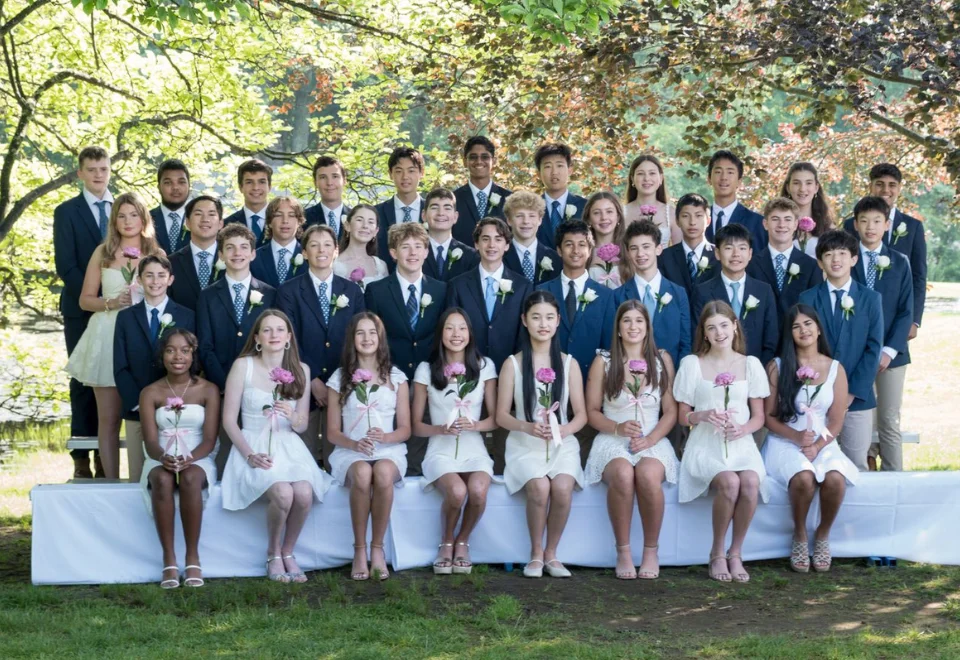 Group photo of a graduating class